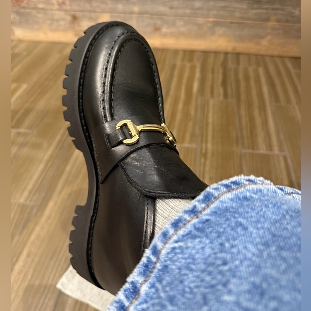 STEVE MADDEN LEON BLACK LEATHER